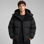 Doudoune homme oversize matelassée à capuche