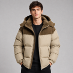 Doudoune homme oversize matelassée à capuche