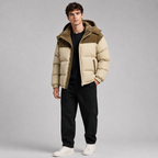 Doudoune homme oversize matelassée à capuche