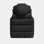 Doudoune sans manches homme matelassée à capuche