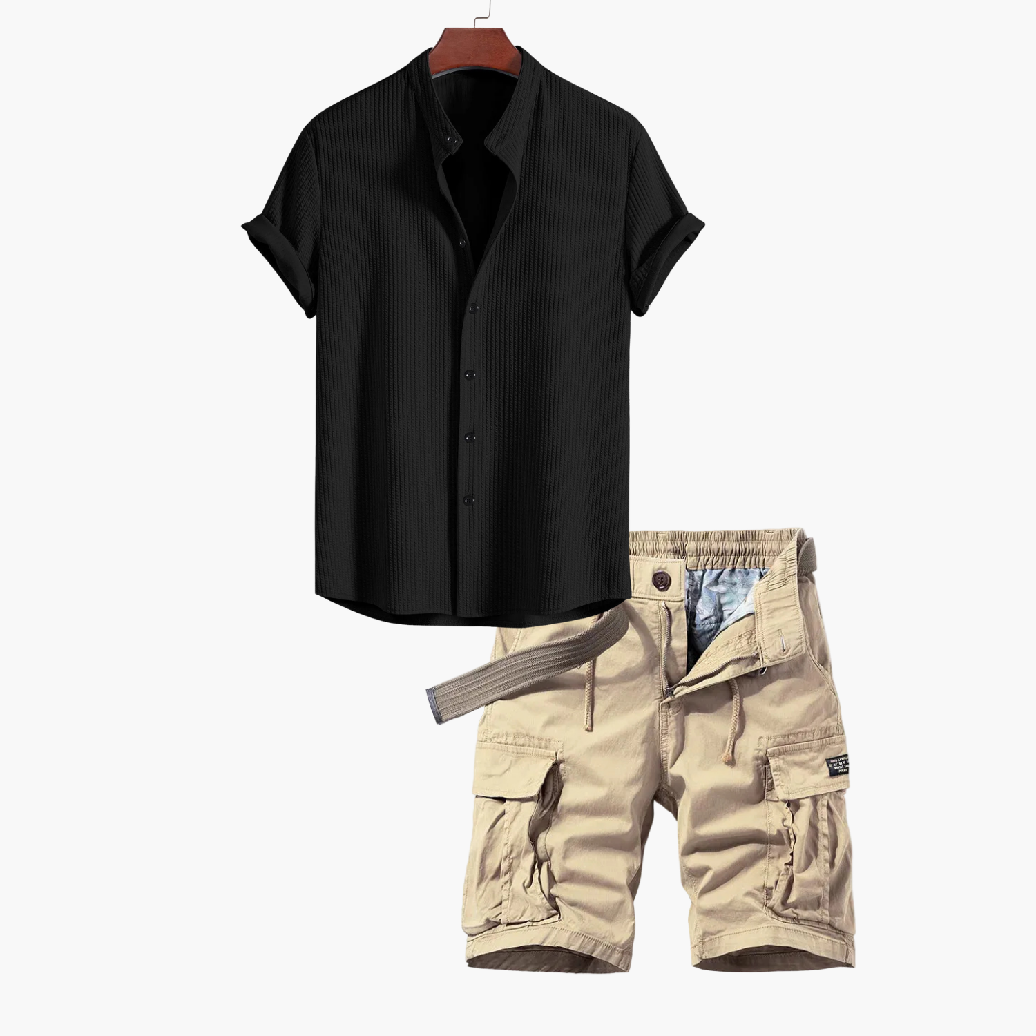 Ensemble Chemise et Cargo pour Hommes