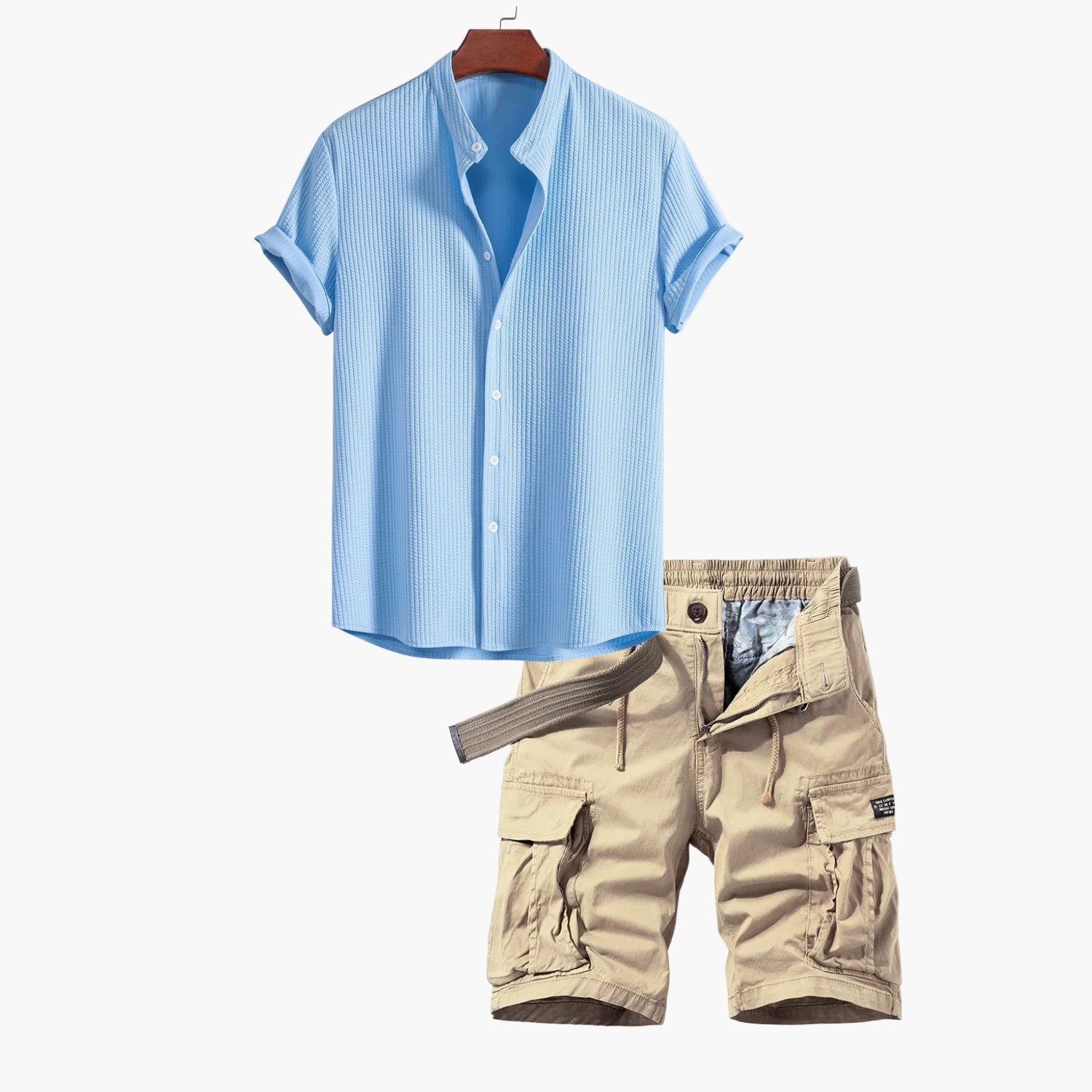 Ensemble Chemise et Cargo pour Hommes