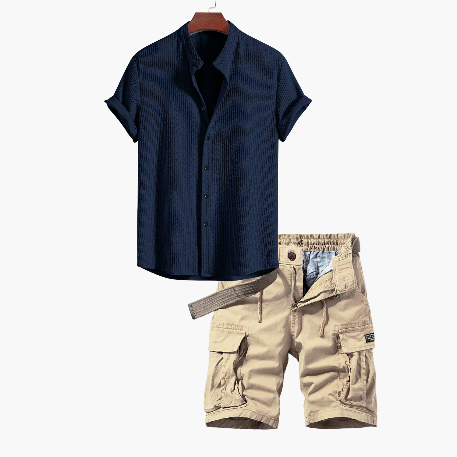 Ensemble Chemise et Cargo pour Hommes