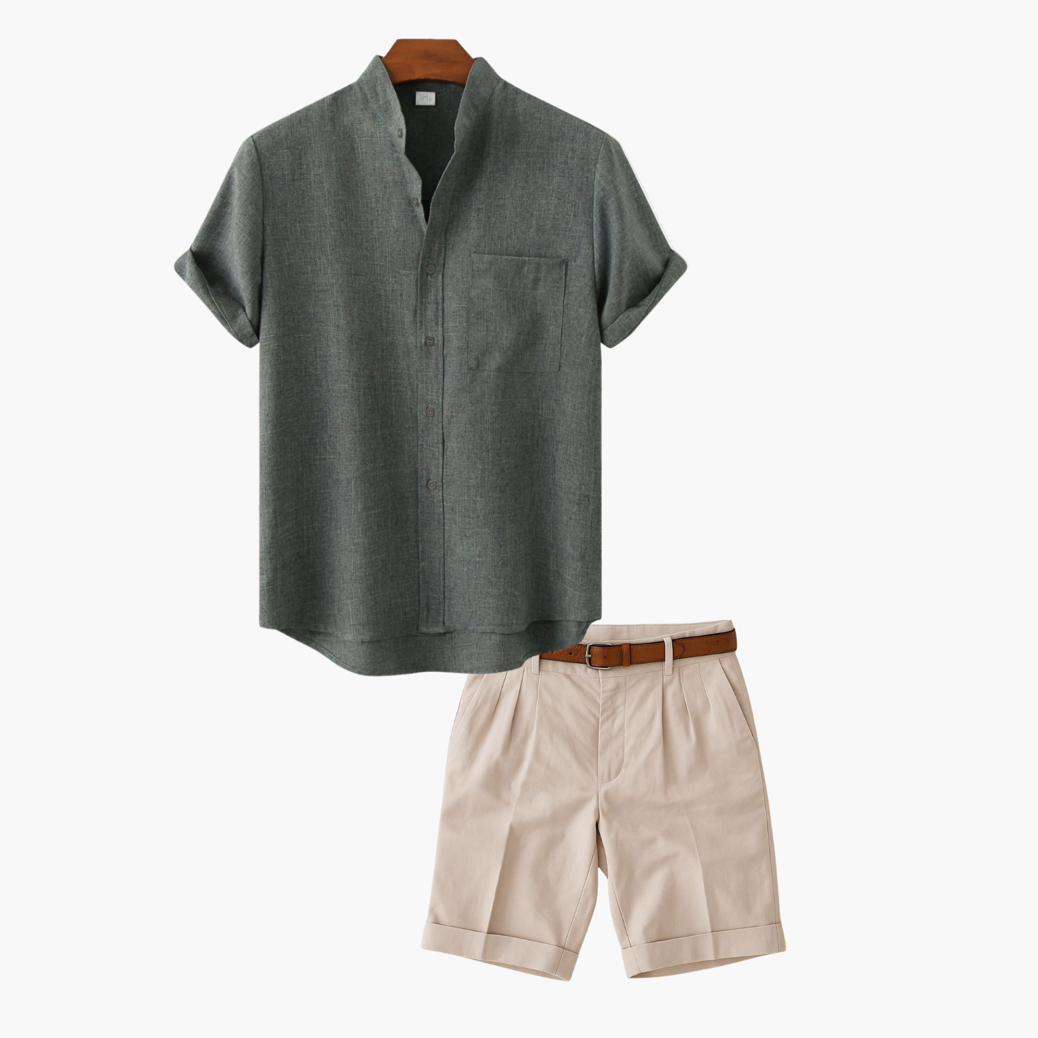 Ensemble chemise et short homme