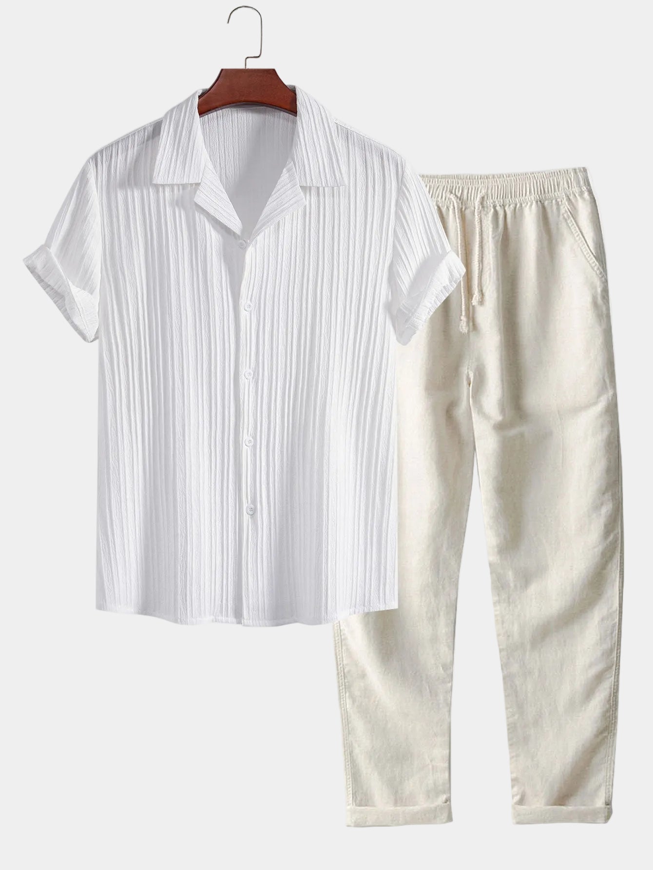 Ensemble homme boutonné