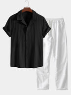 Ensemble homme boutonné