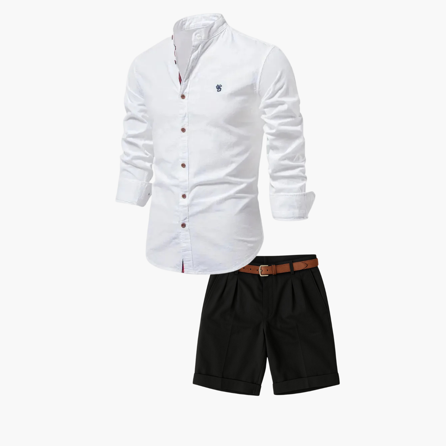 Ensemble homme chemise boutonnée et short