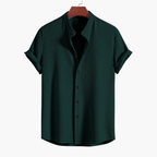 Ensemble homme chemise col mao cargo