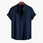 Ensemble homme chemise col mao cargo