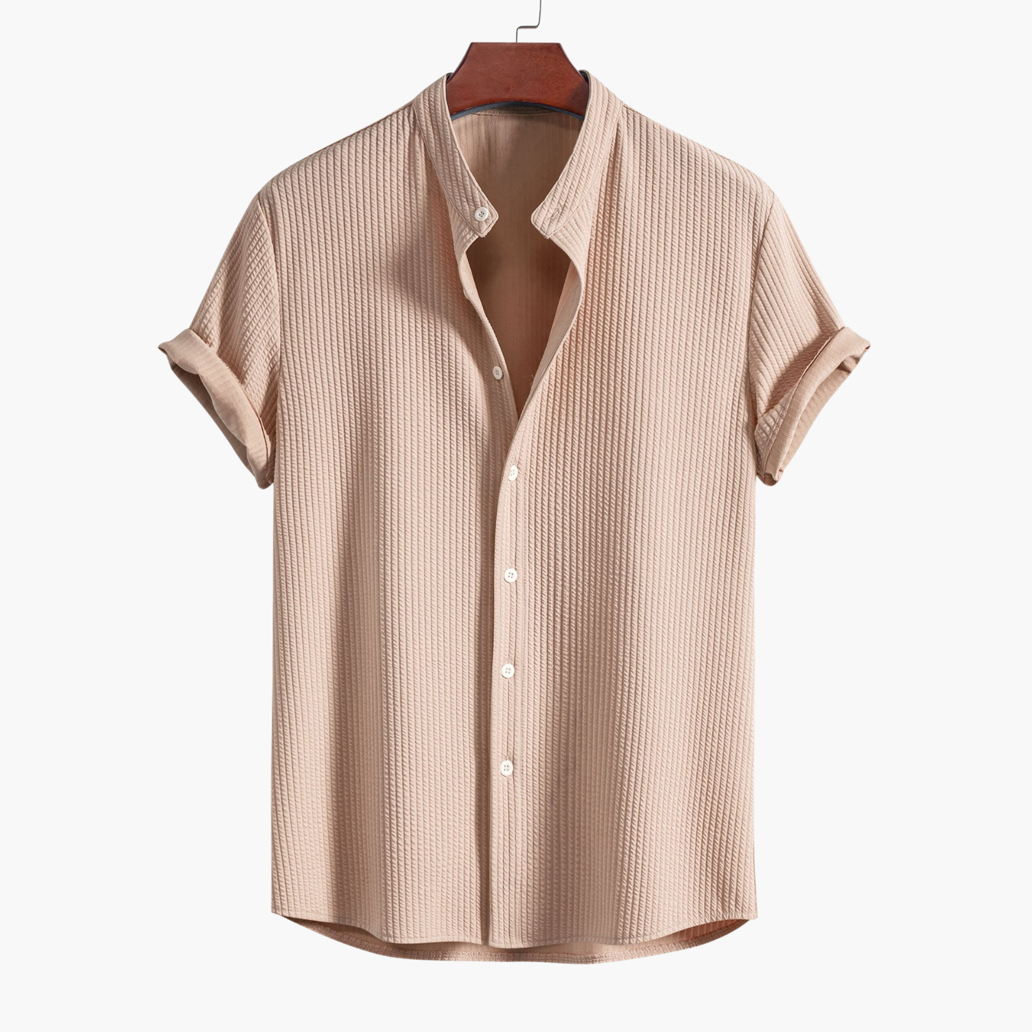 Ensemble homme chemise col mao cargo