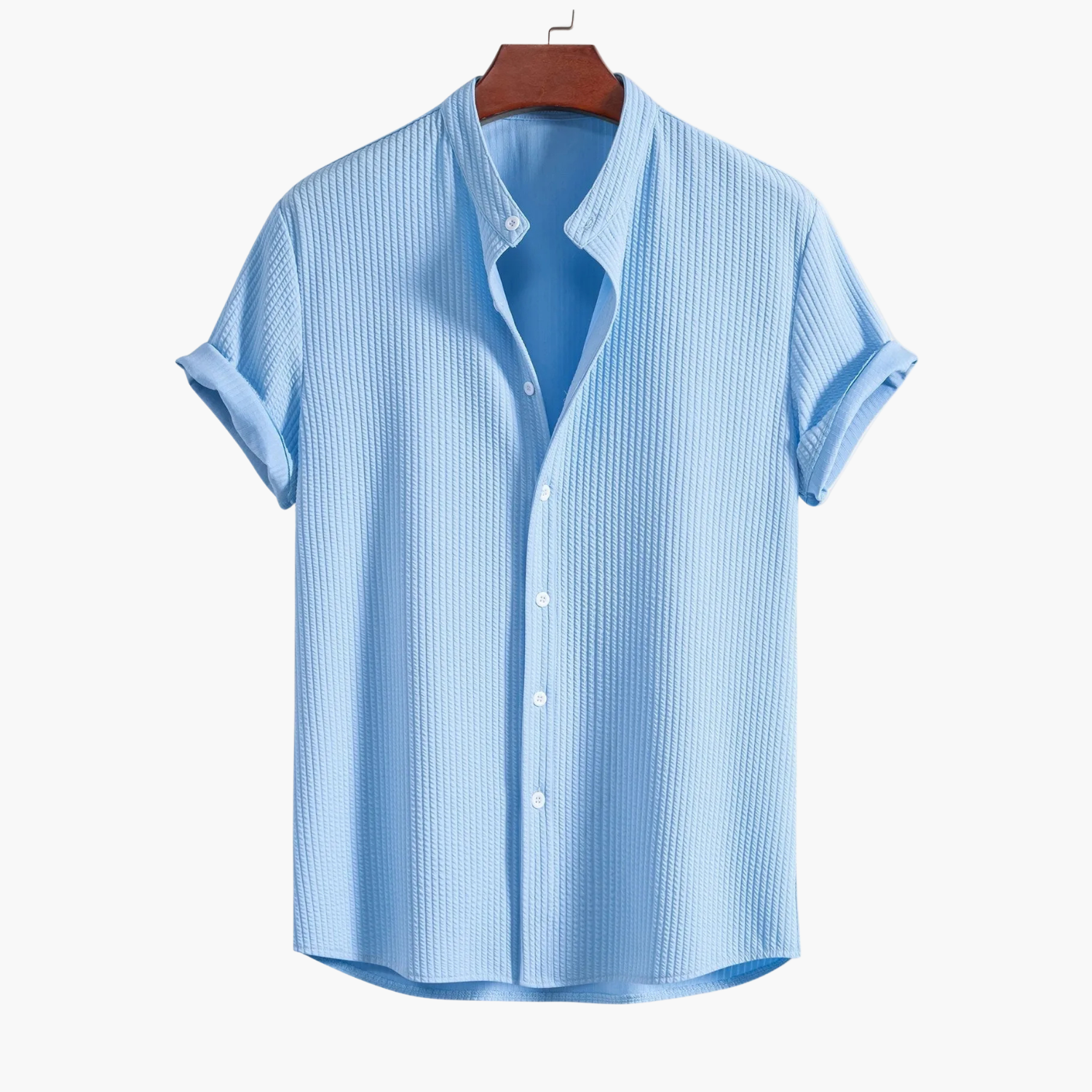 Ensemble homme chemise col mao cargo