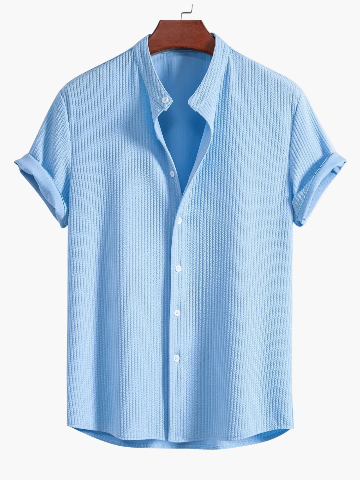 Ensemble homme chemise col mao et pantalon