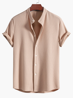 Ensemble homme chemise col mao et pantalon