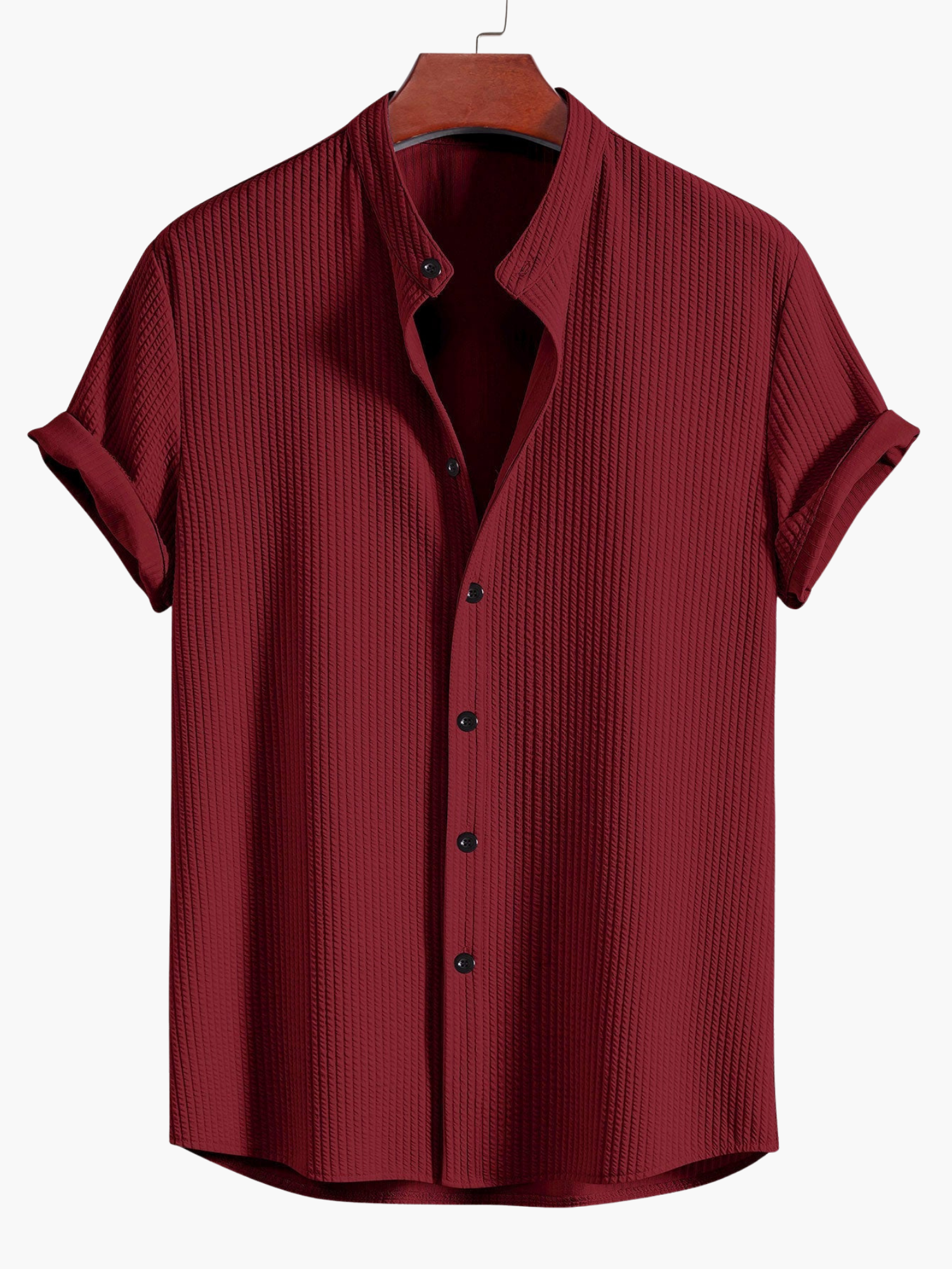 Ensemble homme chemise col mao et pantalon
