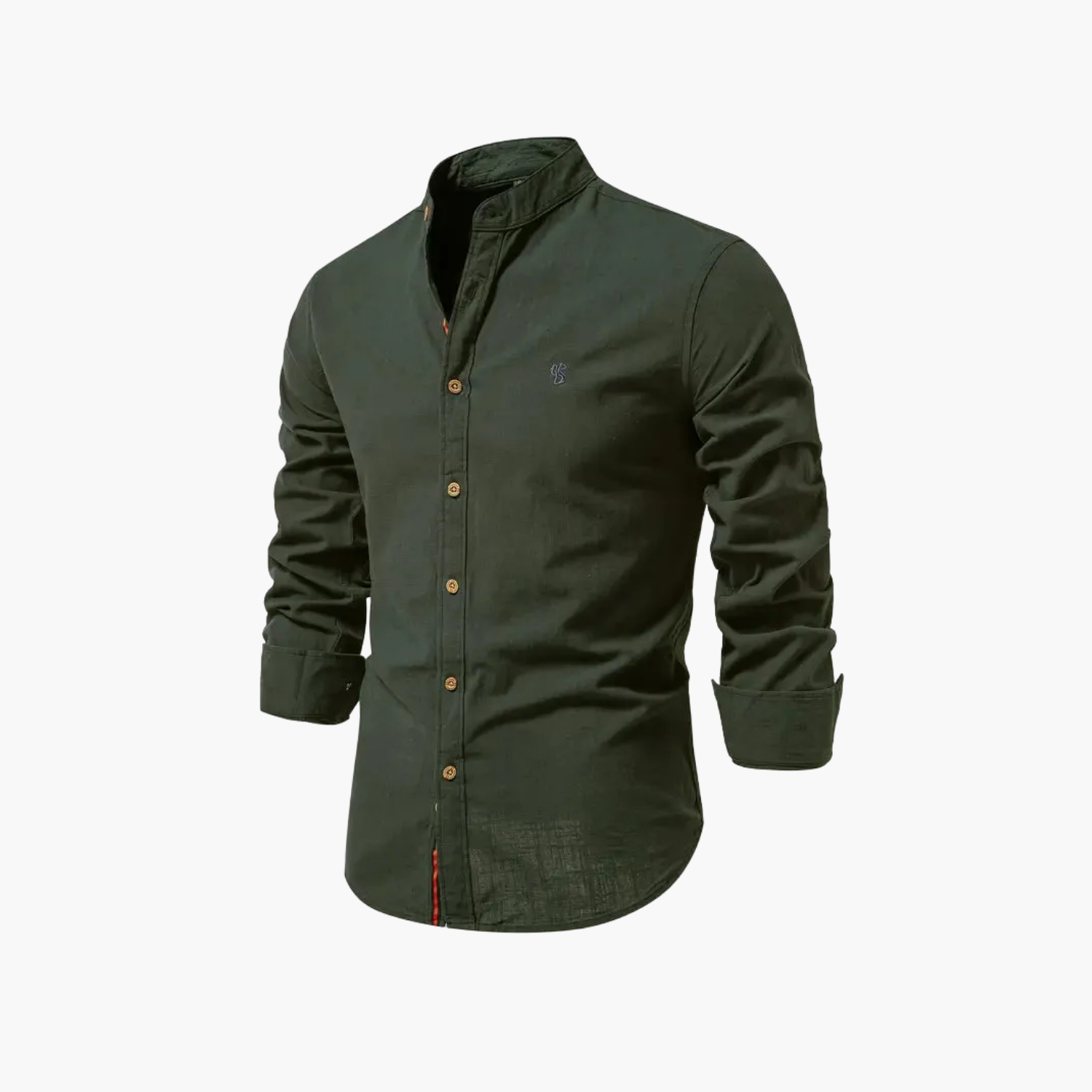 Ensemble homme chemise col mao et short