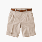 Ensemble homme chemise col mao et short