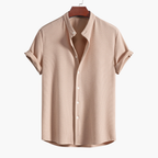 Ensemble homme chemise col montant et short