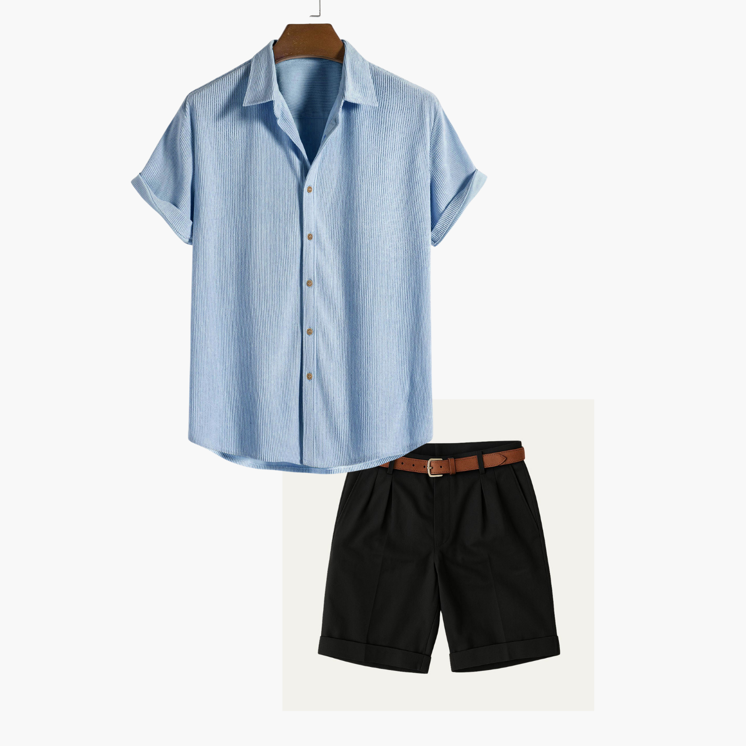 Ensemble homme chemise et short