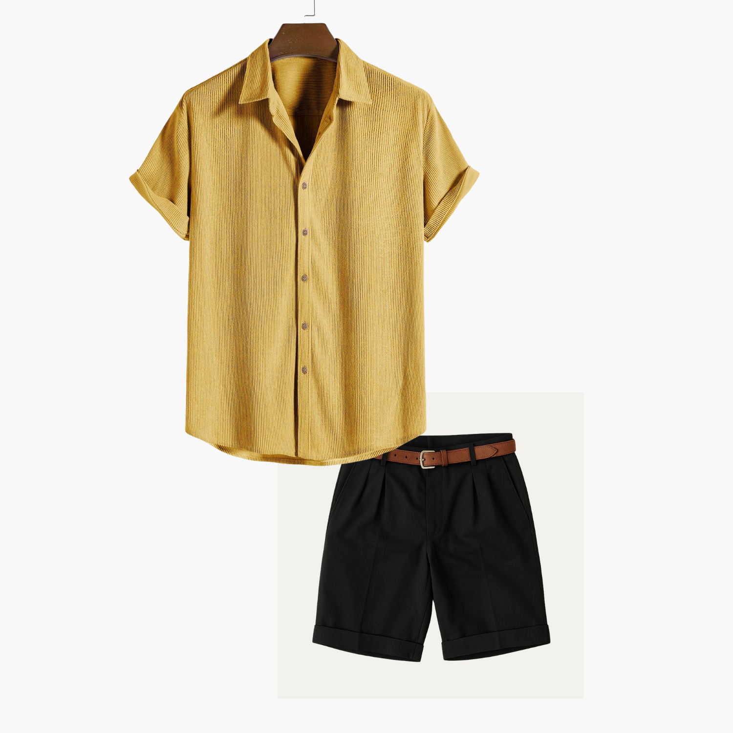 Ensemble homme chemise et short