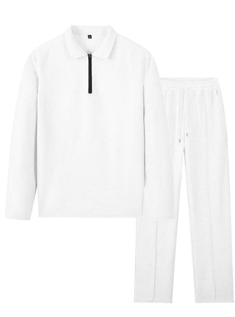 Ensemble homme chemise & pantalon texturés