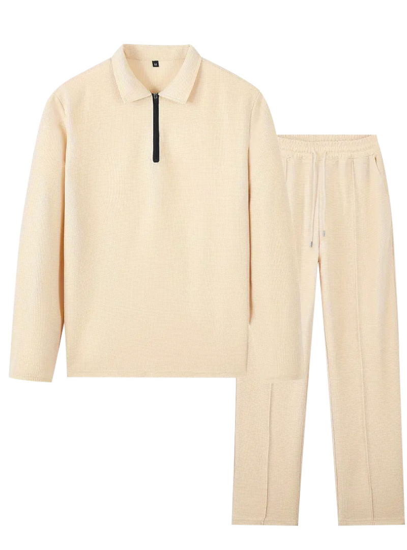 Ensemble homme chemise & pantalon texturés
