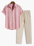 Ensemble homme chemise rayée