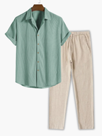 Ensemble homme chemise rayée