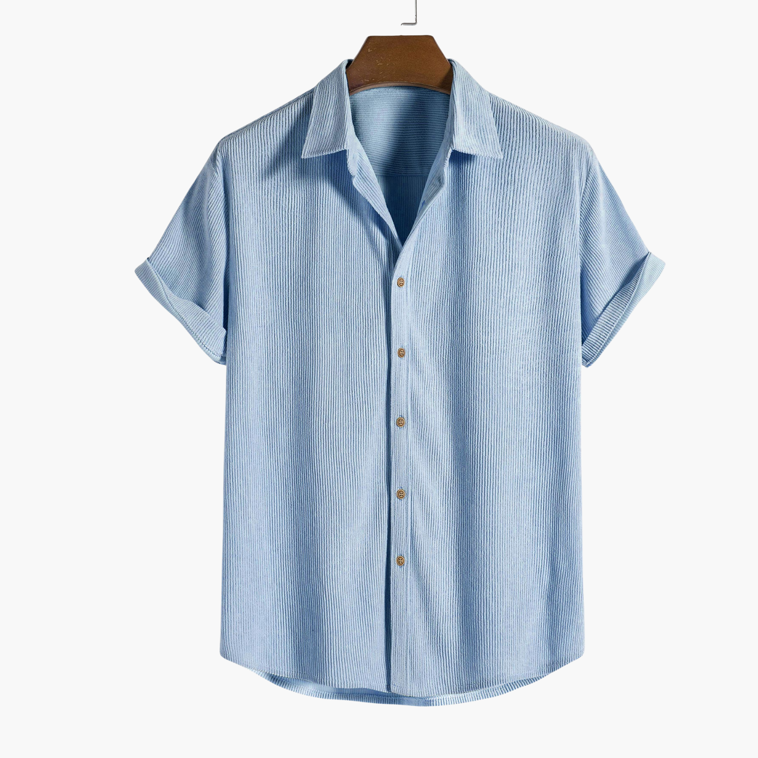 Ensemble homme chemise rayée et cargo