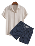 Ensemble homme chemise short