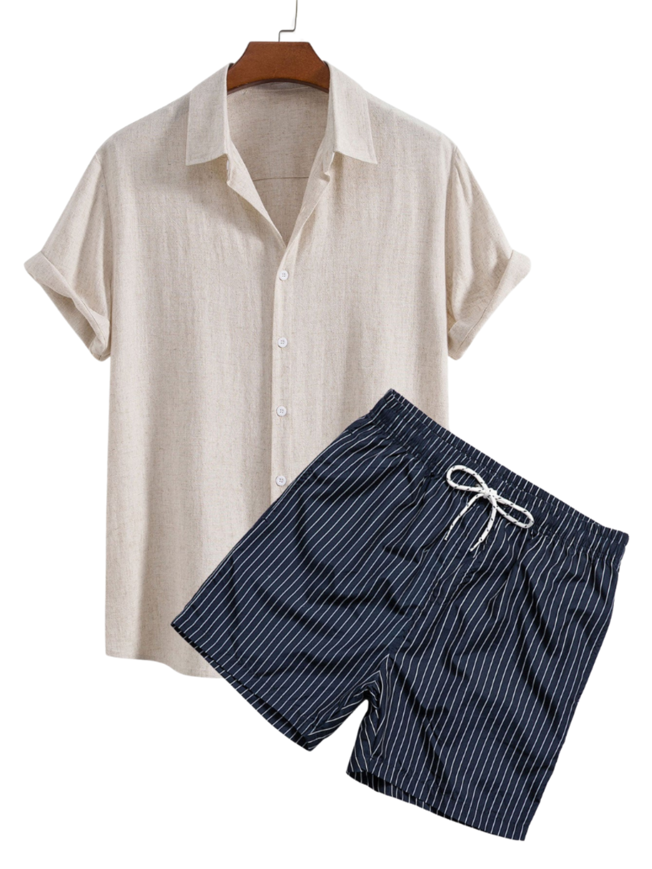 Ensemble homme chemise short