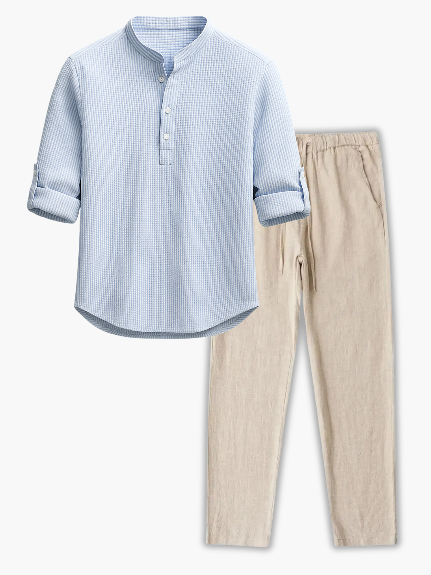 Ensemble homme chemise texturée