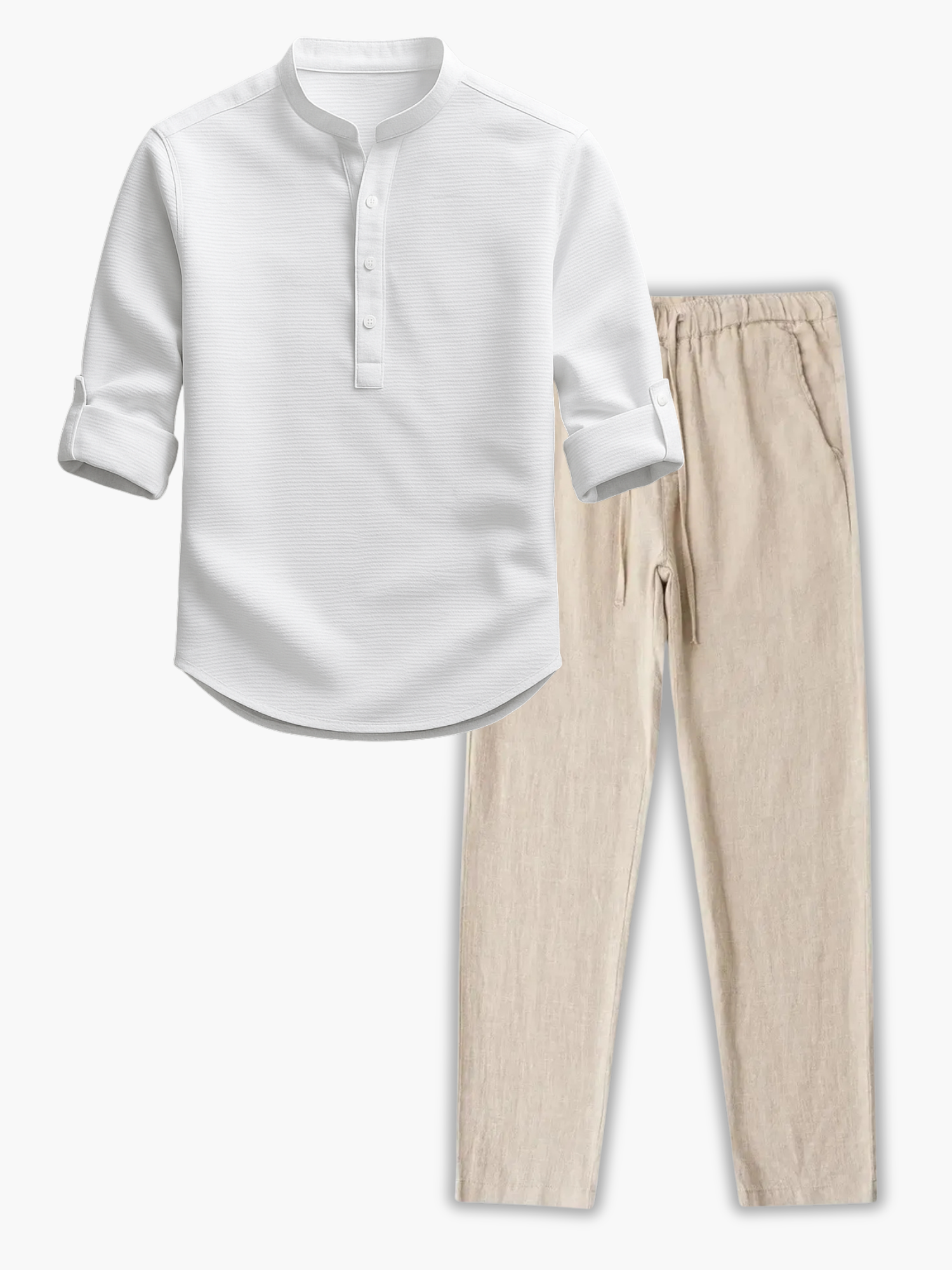 Ensemble homme chemise texturée