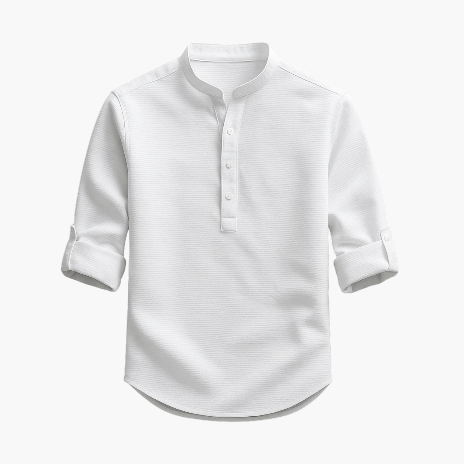 Ensemble homme col mao cargo