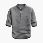 Ensemble homme col mao et short