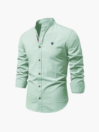 Ensemble homme col montant boutonné