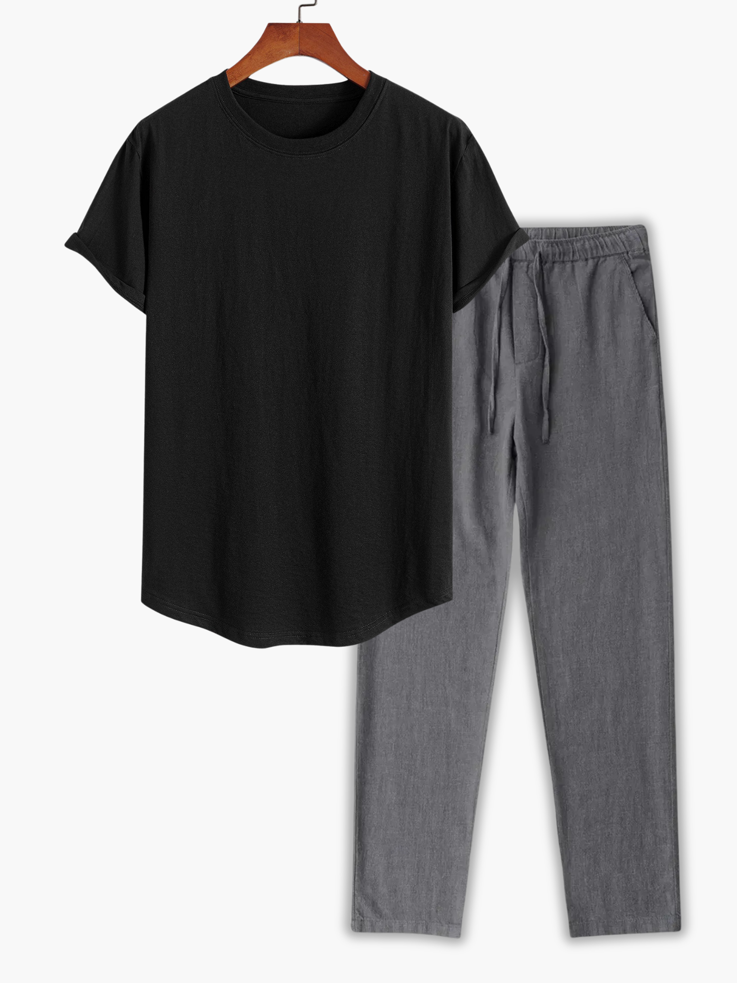 Ensemble homme col rond