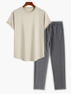 Ensemble homme col rond