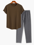 Ensemble homme col rond