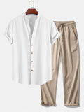 Ensemble homme chemise col mao