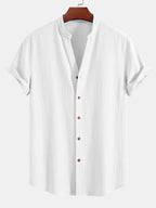 Ensemble homme chemise col mao