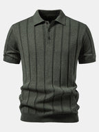 Ensemble homme polo en maille et pantalon