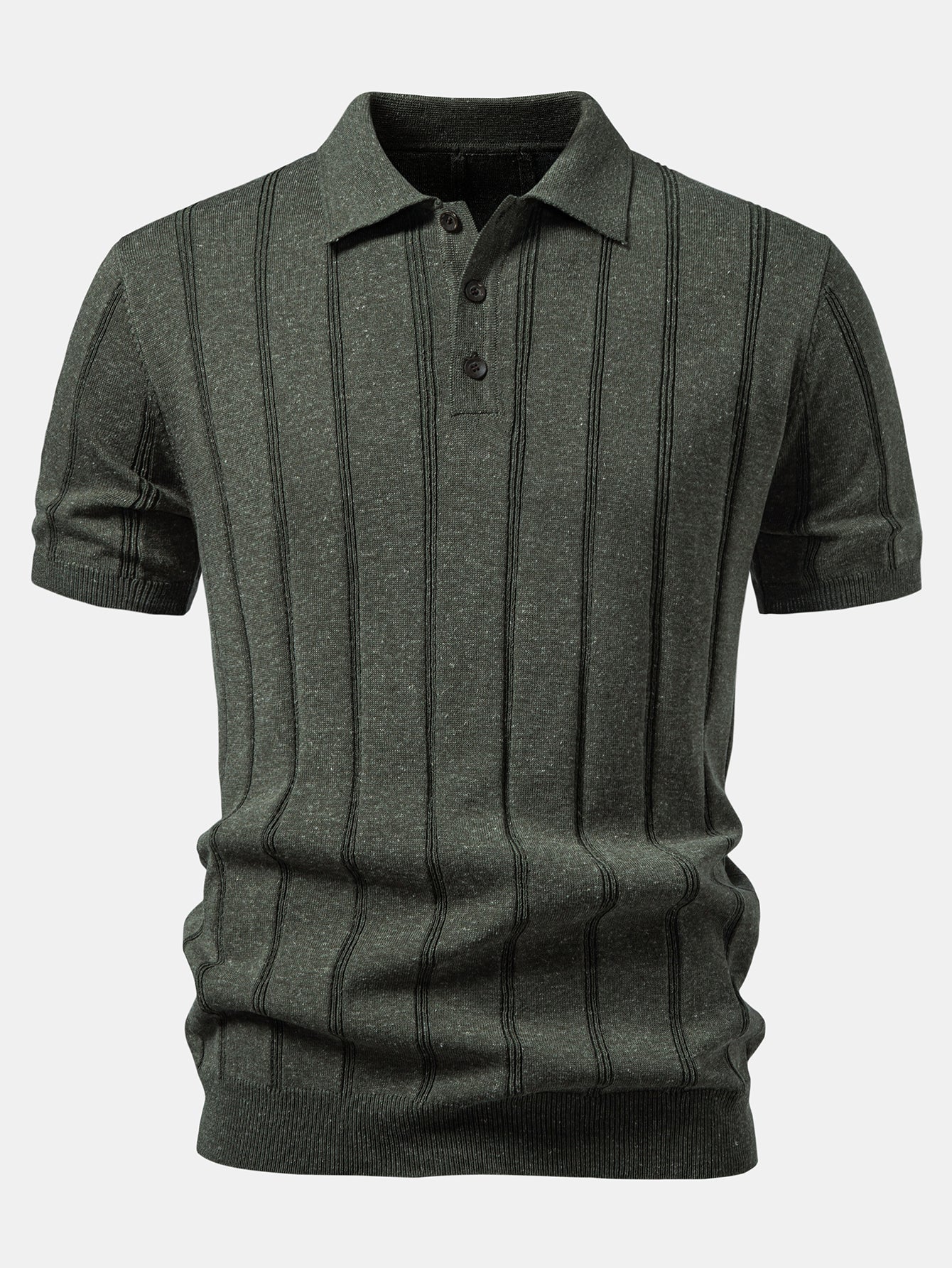 Ensemble homme polo en maille et pantalon