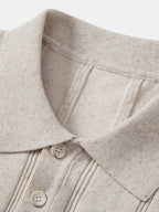 Ensemble homme polo en maille et pantalon