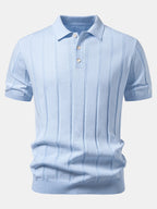 Ensemble homme polo en maille et pantalon
