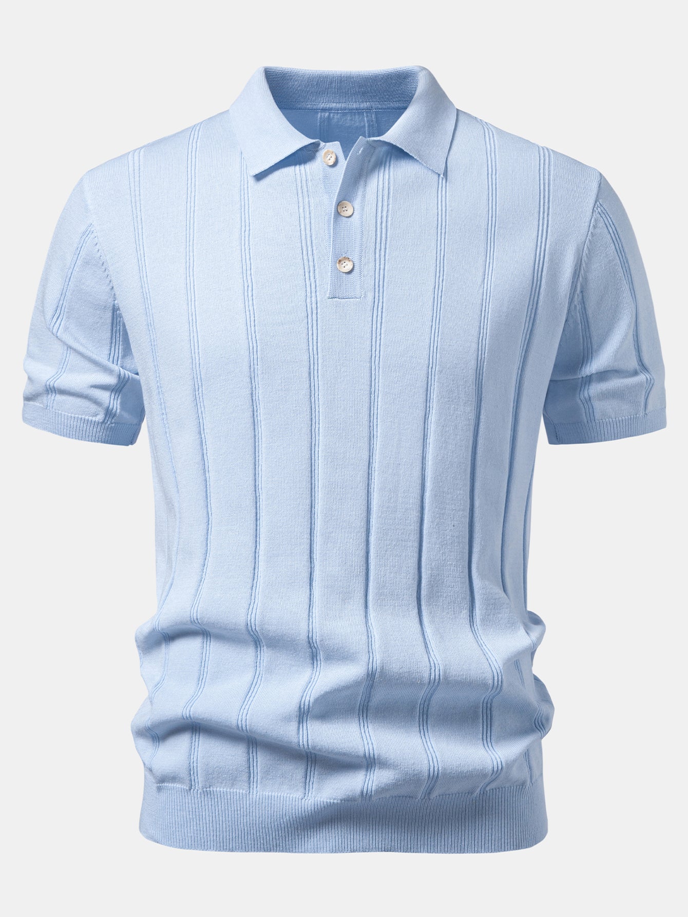 Ensemble homme polo en maille et pantalon