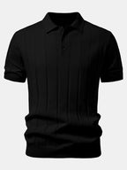 Ensemble homme polo en maille et pantalon