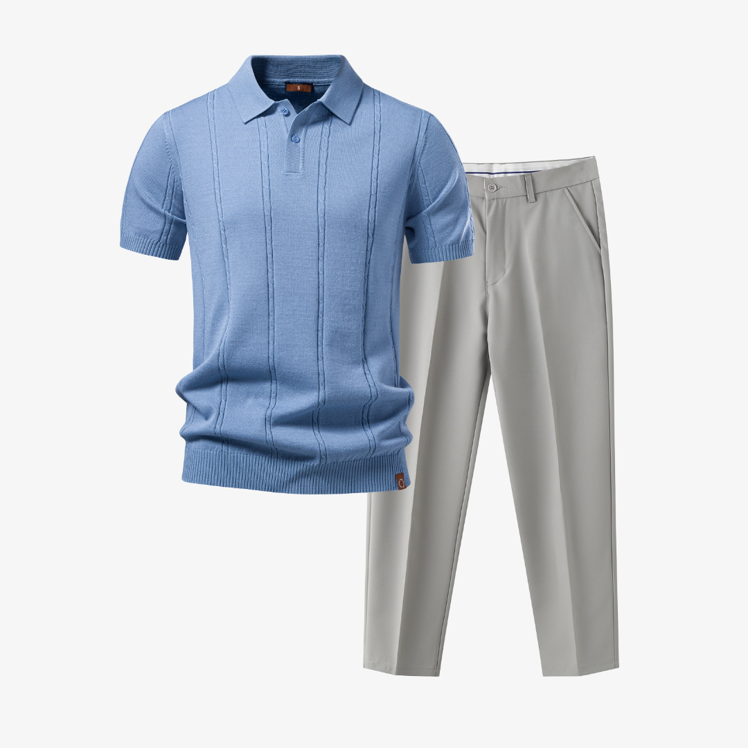 Ensemble homme polo et pantalon
