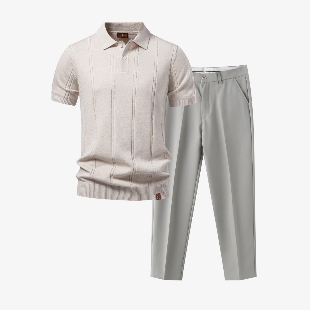 Ensemble homme polo et pantalon