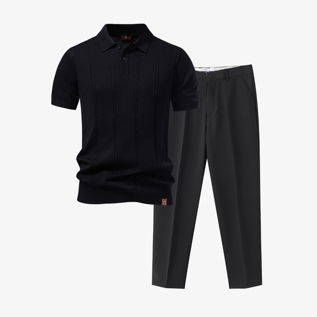 Ensemble homme polo et pantalon