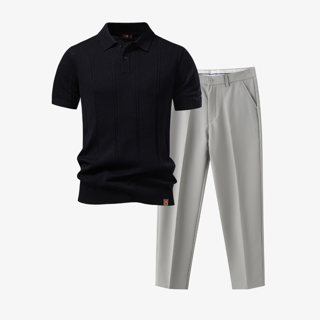 Ensemble homme polo et pantalon